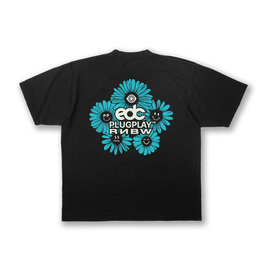 EDC DAISY GLOW TEE - PLUGPLAY <> RNBW <> EDC