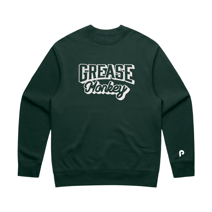 GREASE MONKEY CREWNECK