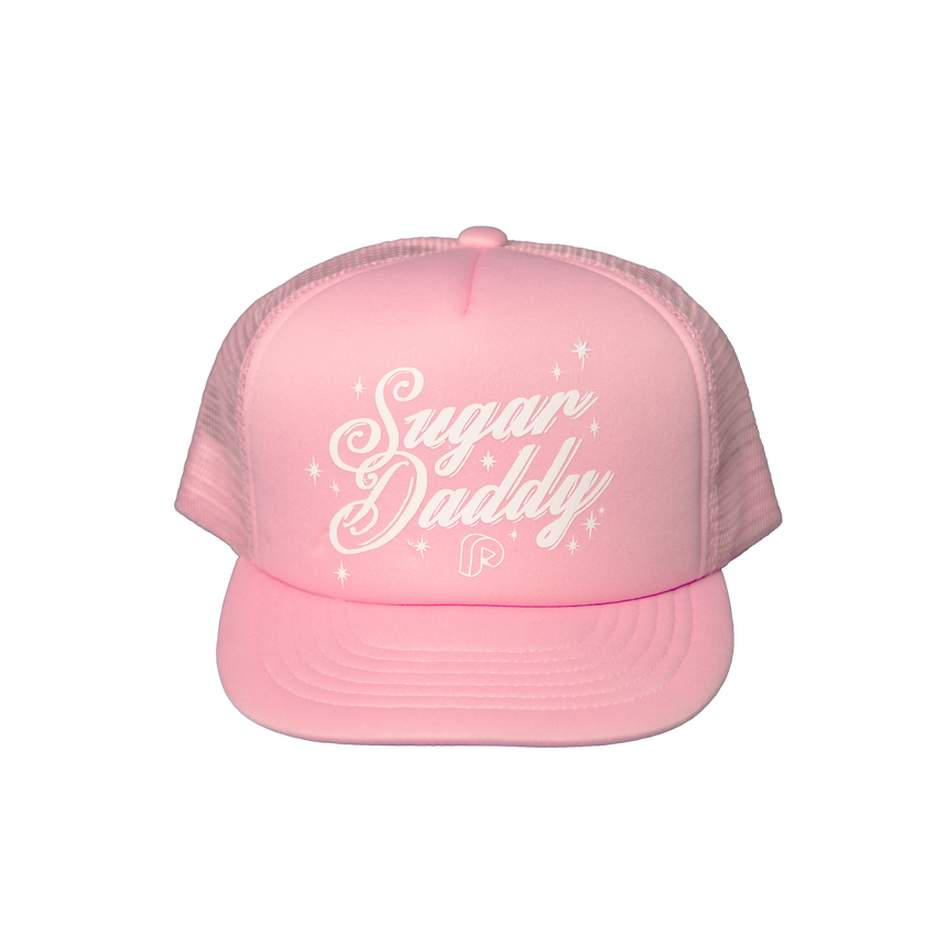 Sugar Daddy Trucker Hat - Pink