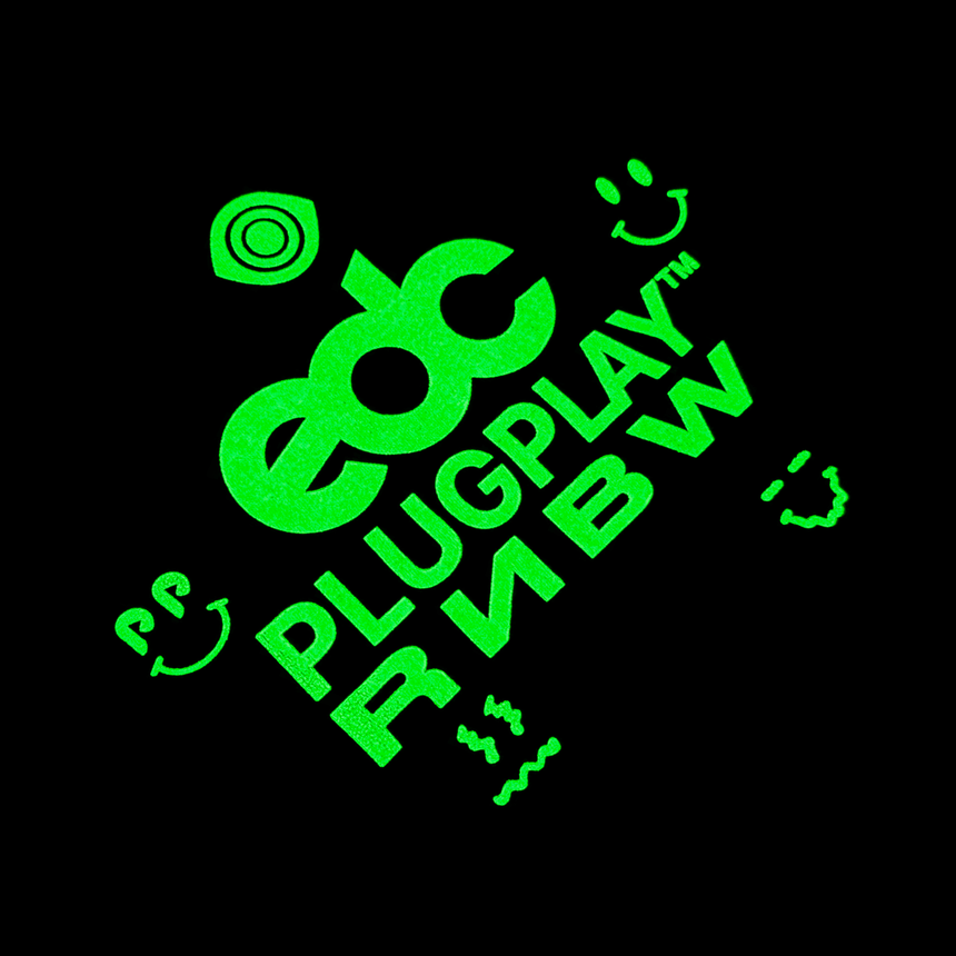 EDC DAISY GLOW TEE - PLUGPLAY <> RNBW <> EDC