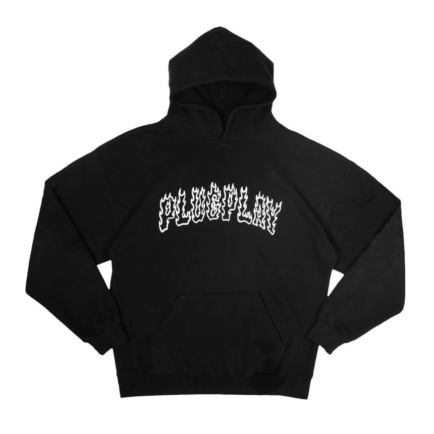 Thrasher hoodie on sale white flame