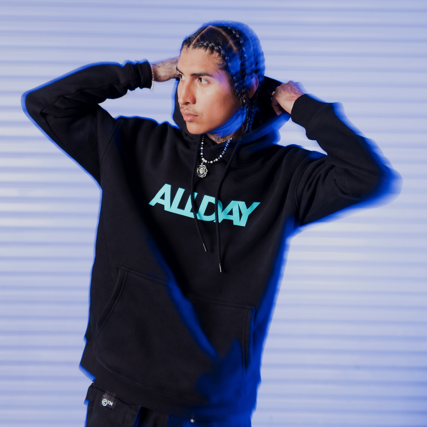 'ALLDAY' Hoodie - Black
