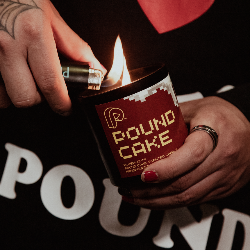 Pound Cake Candle
